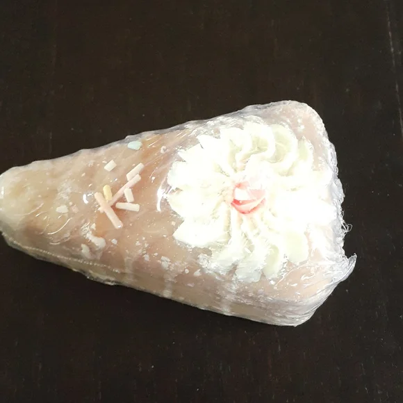 Pie Slice Birthday Cake Hand Crafted Soap New - Picture 2 of 2